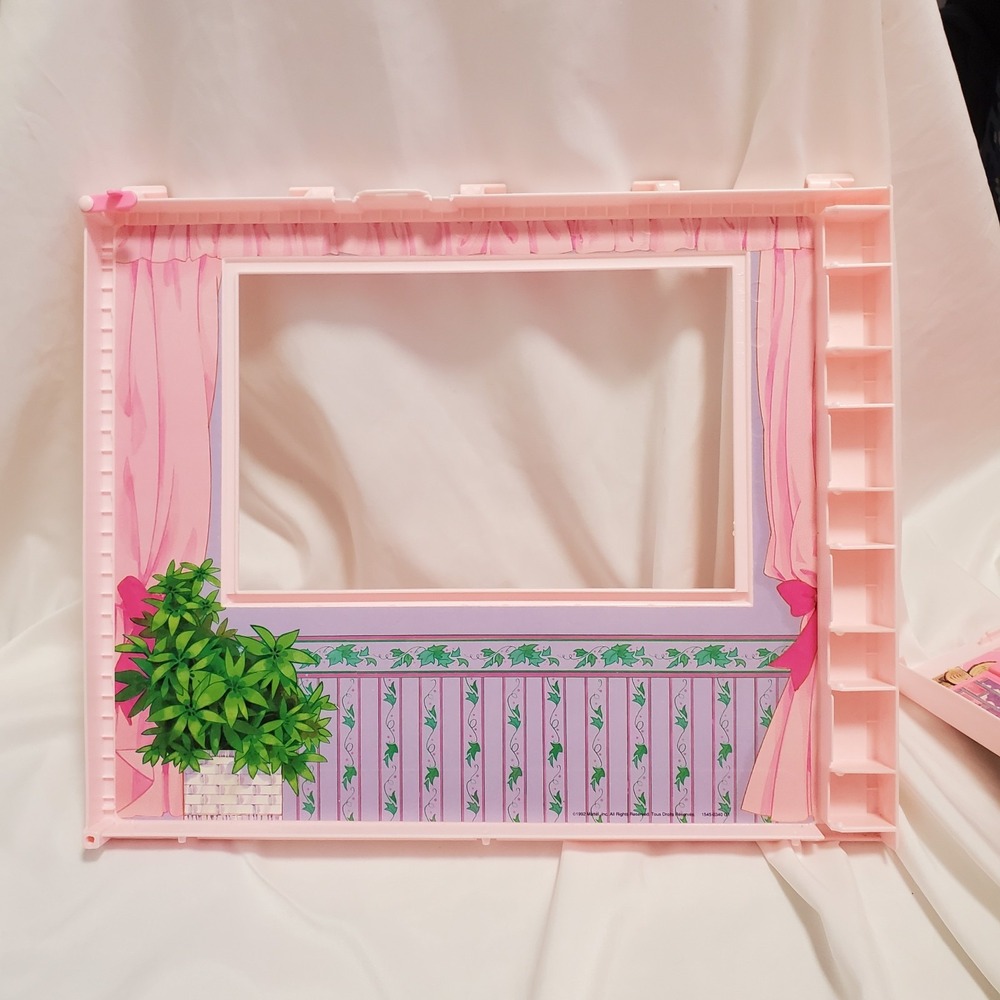 Vintage 1992 Barbie Fold 'N Fun Play House Wall Panel Replacement Mattel Outside